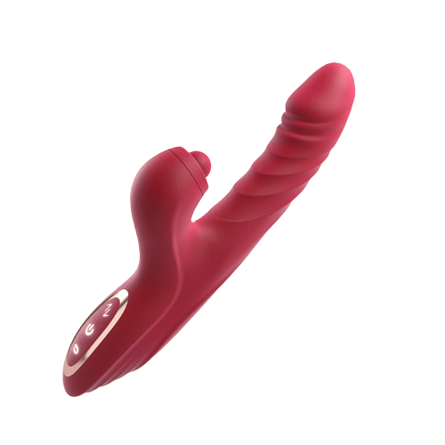 4 In 1 G Spot Thrusting & Sucking Vibrator Clitoral Stimulator