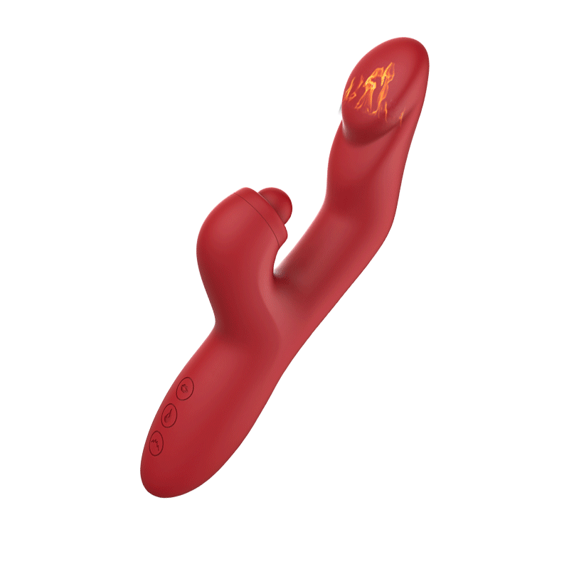 Heat Realistic Dildo Rabbit Vibrator