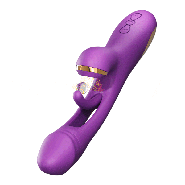 Vibrator With Flapping Vibration & Clitoral Suction